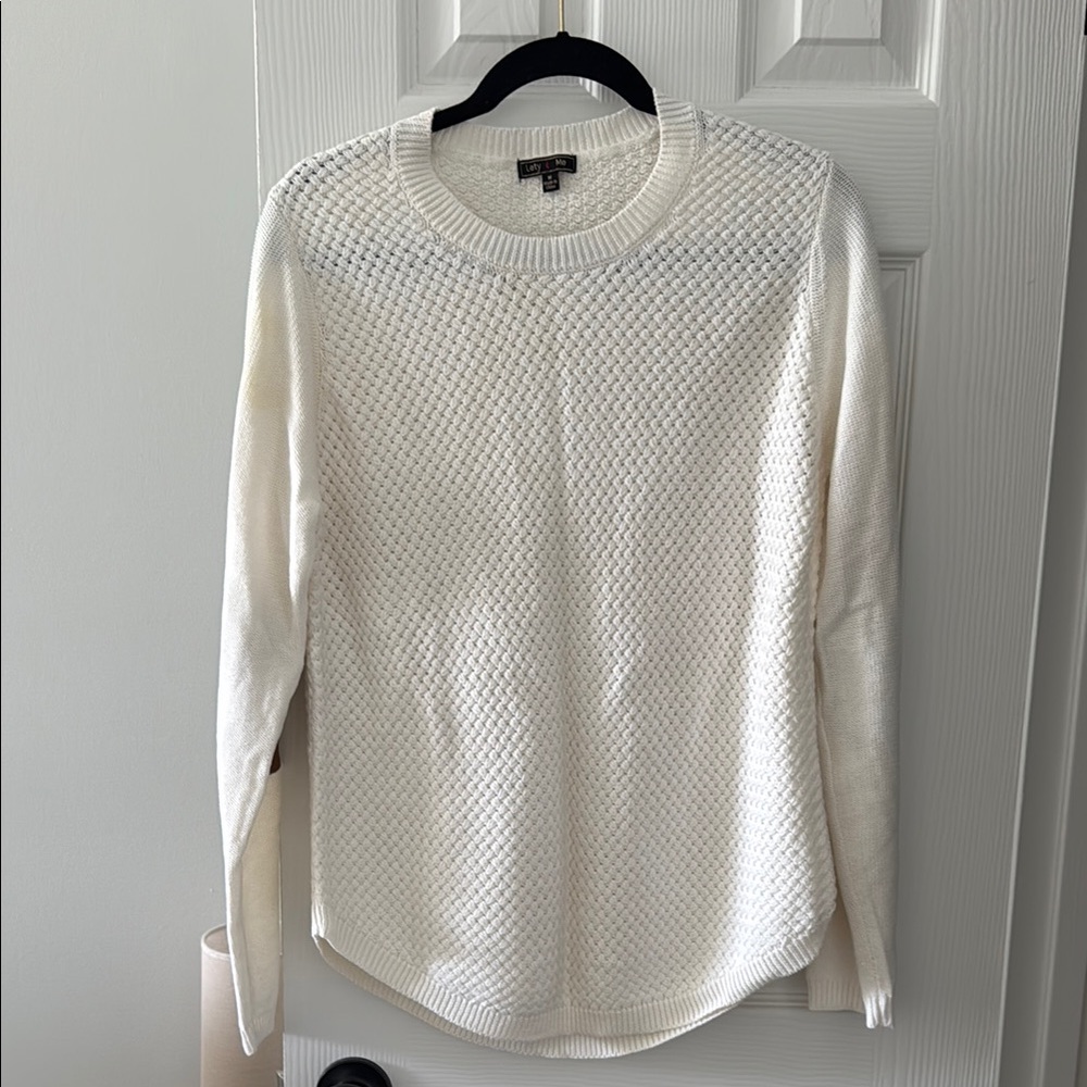 Cream Crew Neck Sweater